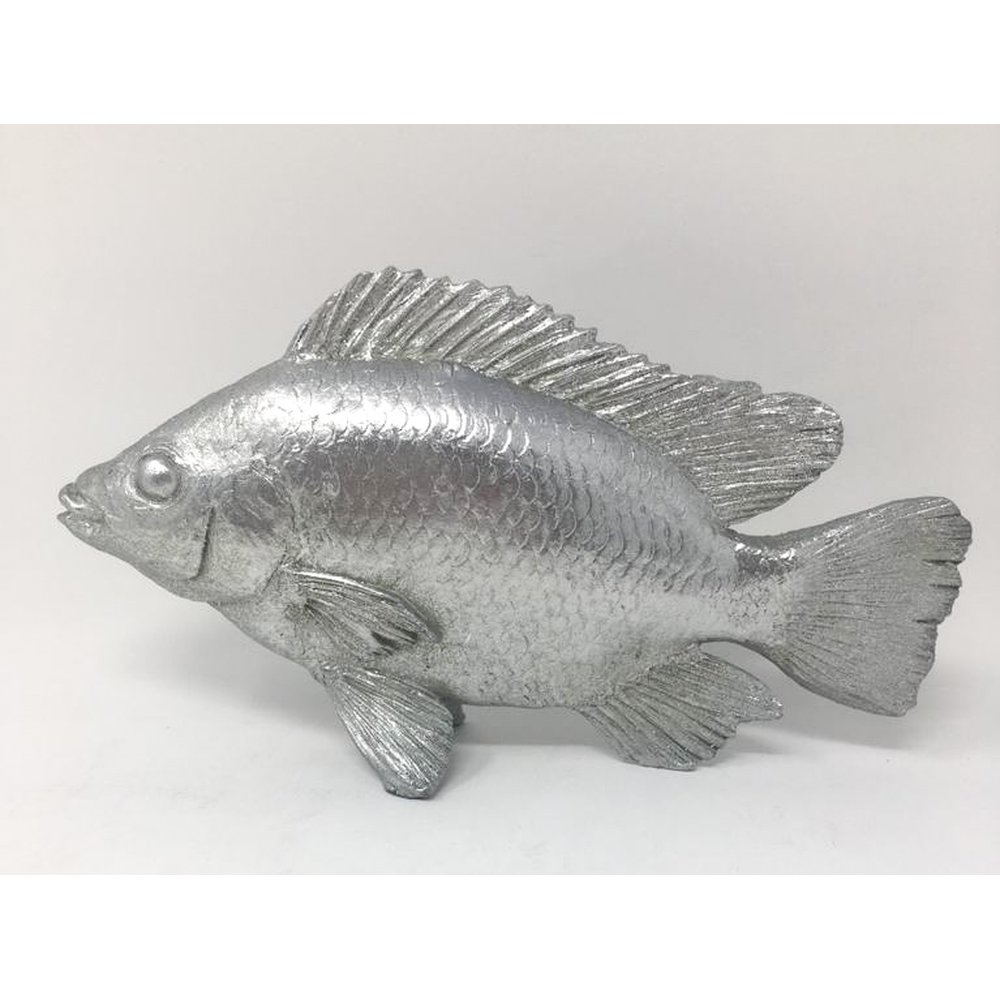 Fisch Skulptur Deko Angler Fischer