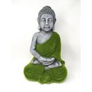 Buddha Gewand grün geflockt Magnesia...