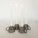 Kerzenleuchter Teatime, 4-teiliges Set, 11,5 cm, silber