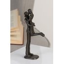 Design Skulptur Kissing aus Eisen brüniert