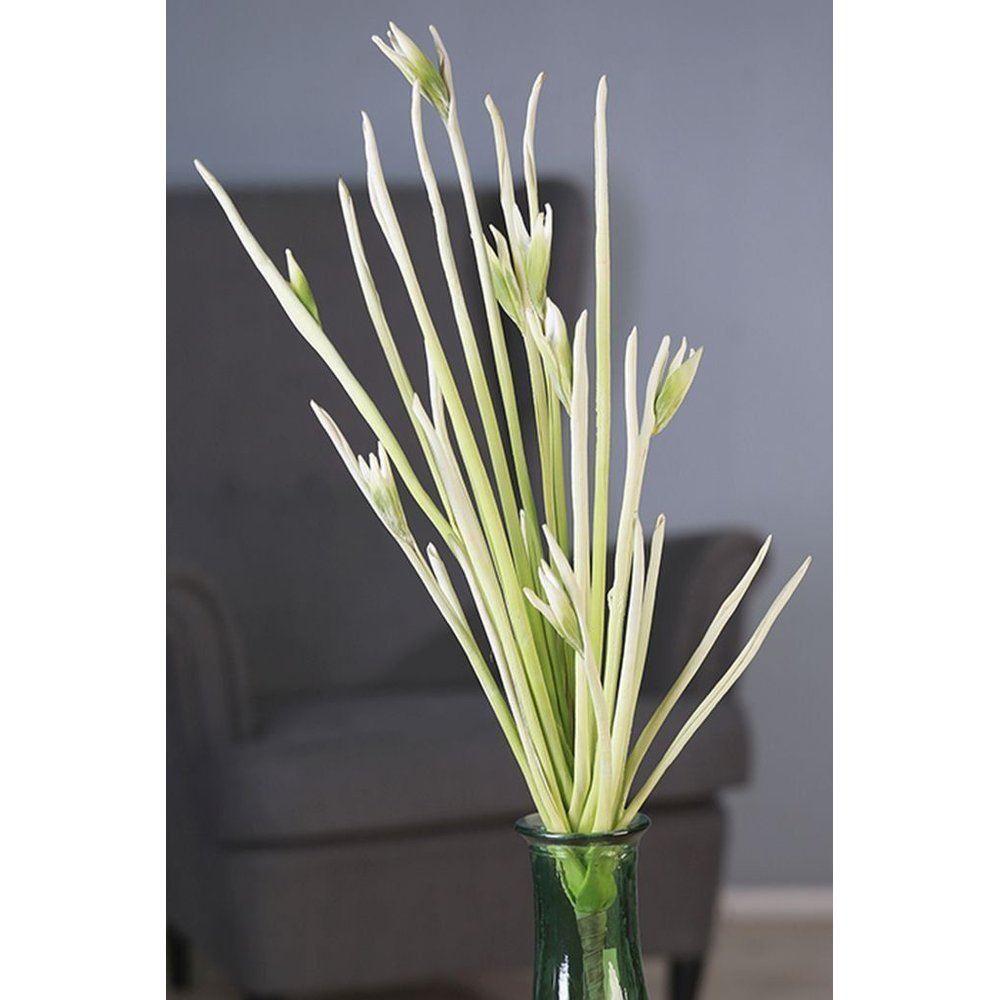 Foam Flower Kunstblume grün weiss Länge 116 cm Deko Vase