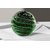 Briefbeschwerer Tropic grün/schw. D.7. 5cm Traumkugel Glaskugel Kugel Tischdeko