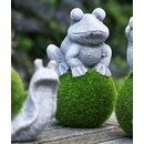 Gartenfigur "Gartenfreunde" aus Keramik -Frosch 19cm