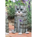 Gartenfigur Katze aus Metall