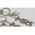 Casablanca - Schlüsselanhänger "MRS" aus Metall · silber mit Karabinerhaken