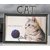 Fotorahmen Cat Metall verchromt H.14cm10x15cm Katze Katzenliebhaber Katzenbesitzer Haustier