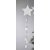 Dekorative Girlande Sternenregen Metall/Holz Länge ca. 65 cm Sterne