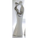 Figur Loving weiss/silber Keramik Höhe: 20 5cm