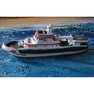 Schiffsmodell Rettungskreuzer John T. Essberger Boot Schiff ca. 12 cm x 5 cm