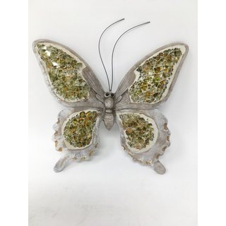Wand Deko Schmetterling mit Mosaikdesign Gartendeko...