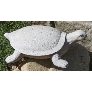 Schildkröte. Poly. Marmoroptik. L30cm