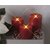 Tischdekoration Kerzenset "El Candle" 3-teilig, Echtwachs-Kerzen rot
