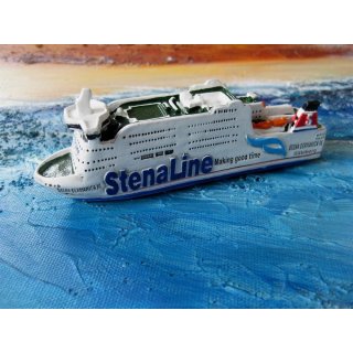 Schiffsmodell MS Stena Germanica 3 Miniatur Boot Schiff ca. 12 cm Stena Line