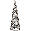 Kegel Pearl & Diamond schwarz Tannenbaum - Weihnachtsbaum, 60 cm