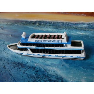 Schiffsmodell MS River Star Miniatur Boot Schiff ca. 12 cm