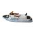Schiffsmodell MS Funny Girl Miniatur Boot Schiff ca. 12 cm