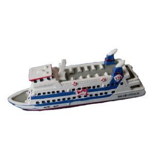 Schiffsmodell MS Adler Princess Rendsburg Miniatur Boot Schiff ca. 10,5 cm