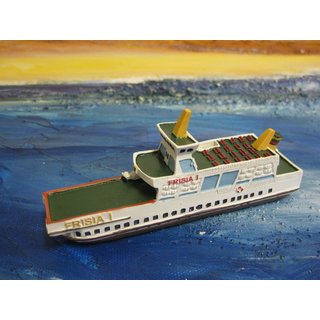 Schiffsmodell MS Frisia I Miniatur Boot Schiff ca. 12 cm