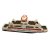 Schiffsmodell MS Uthlande Wyk Boot Schiff ca. 12 cm