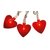 Lichterkette " rote Herzen Heart", 20-teilig - 5,3 m