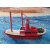 Schiffsmodell Feuerschiff Hamburg Miniatur Boot Schiff ca. 12 cm