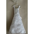 Hochzeitskleid für Geldgeschenke Elegance, Kleid mit Stickerei Brautkleid 23cm
