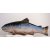 Blauer Fisch aus Porzellan, 33 cm