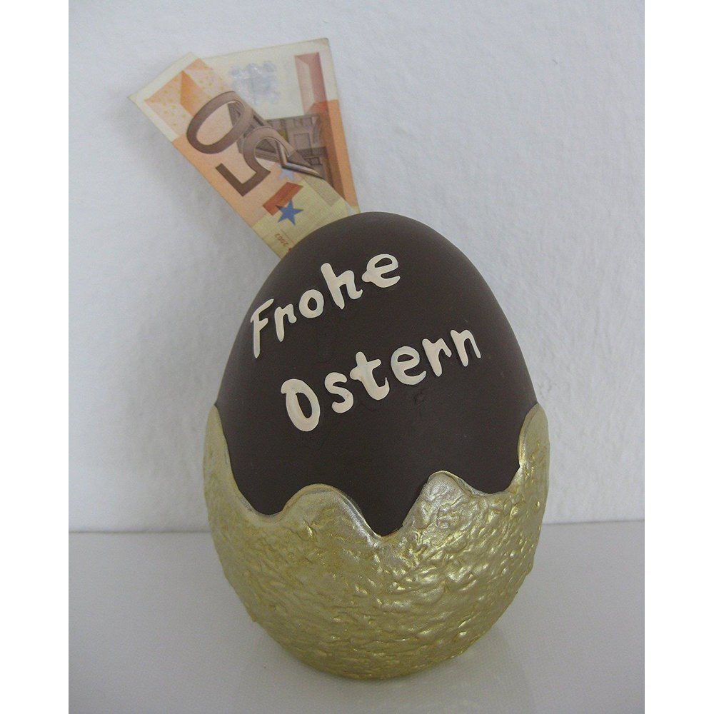Spardose Ostern Ostergeld Ostergeschenk Geldgeschenk Schokoei Schokoladenei Ei