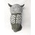 Garten-Deko Figur Eule aus Polystone · grau/weiß Höhe 40,5 cm · Breite 24 cm Außenbereich Tierdeko