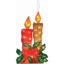 Doppelsilhouette Kerzen Weihnachten Fensterdeko 20 klare...