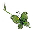 LED-Lichterkette Butterfly-Battery 8tlg.ca.1,7m 8 grüne Schmetterlinge 16 warmwhite LED batterie