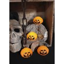 LED-Wachskerzen Halloween Kürbis Pumpkin 2er Set