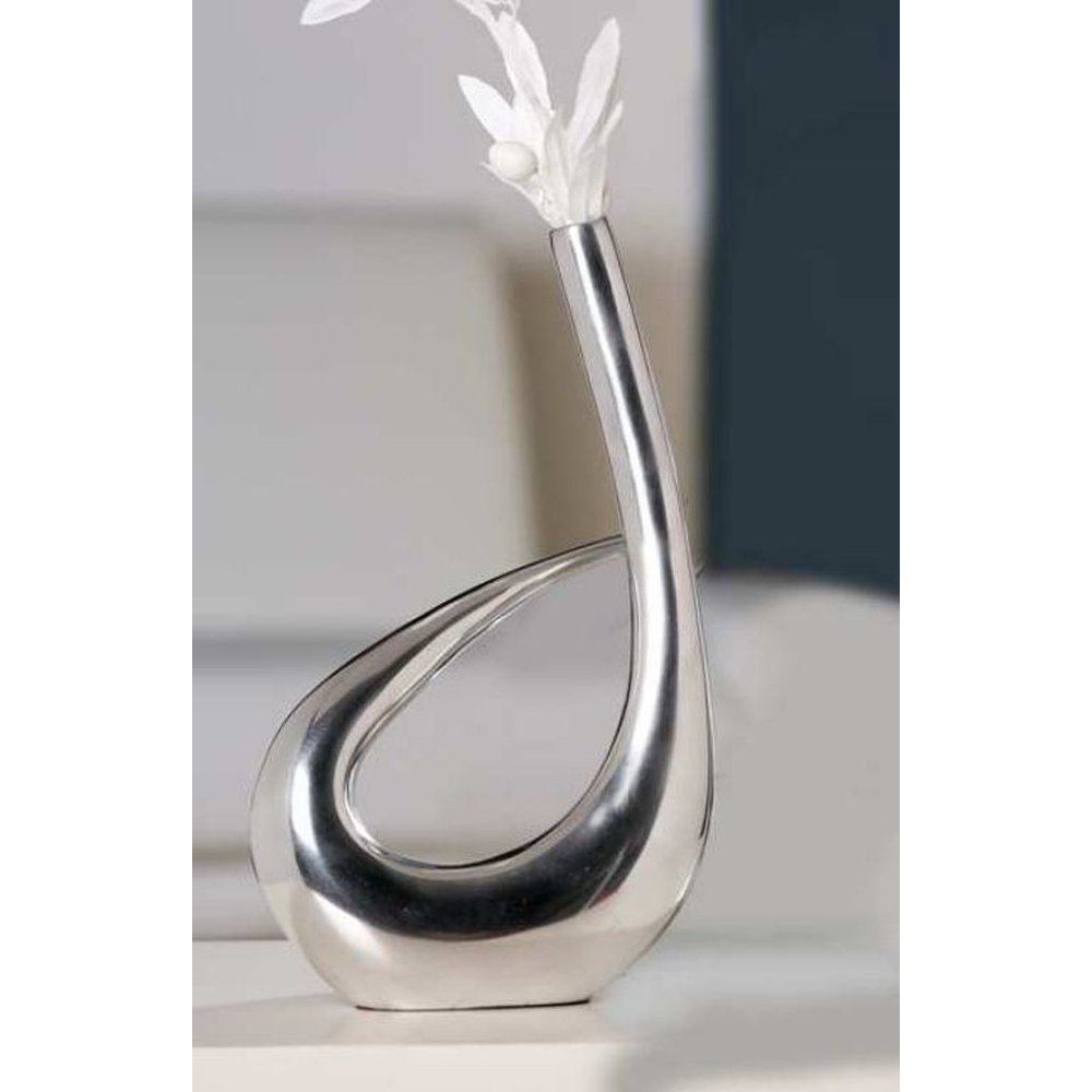 Dekorative Vase -Loop- Aluminium 35 cm